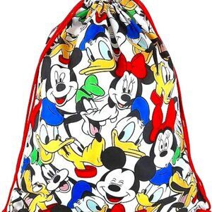 Bright & Handy NWT Disney Mickey Mouse Drawstring Tote Bag/Backpack